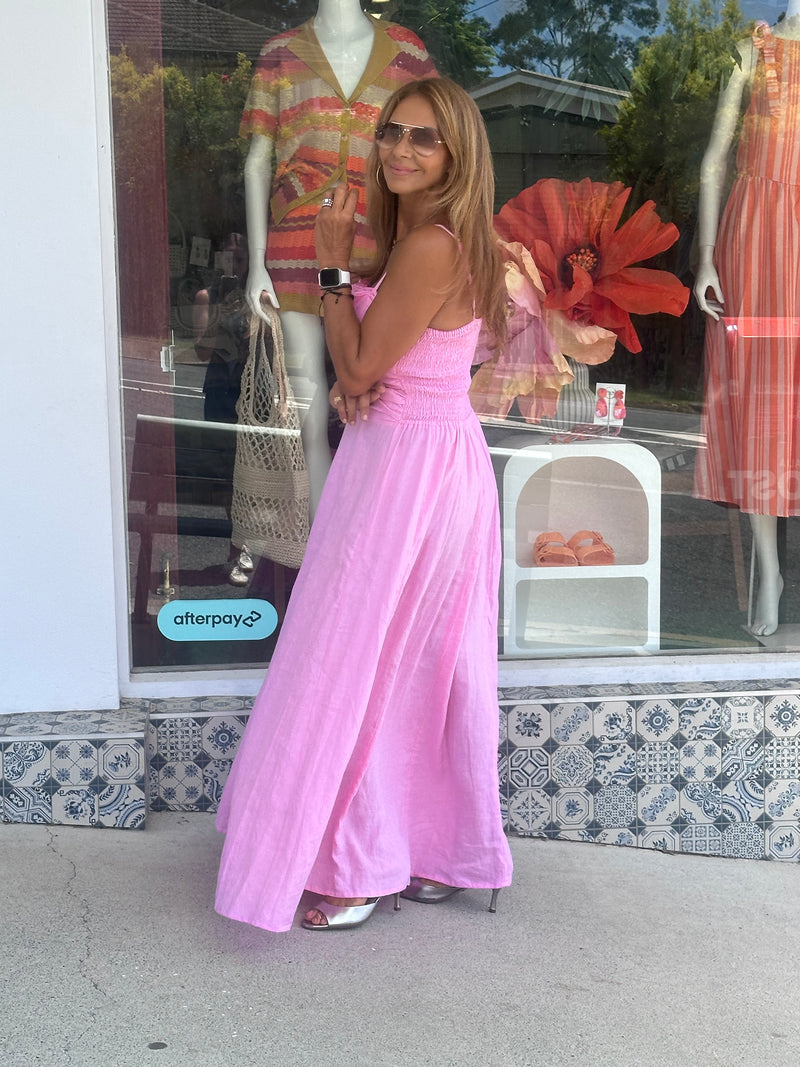Poppy Shell Dress - Pink