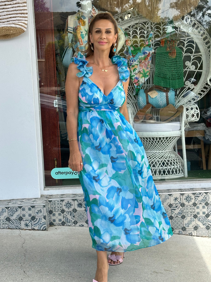 Leila Floral Maxi Dress