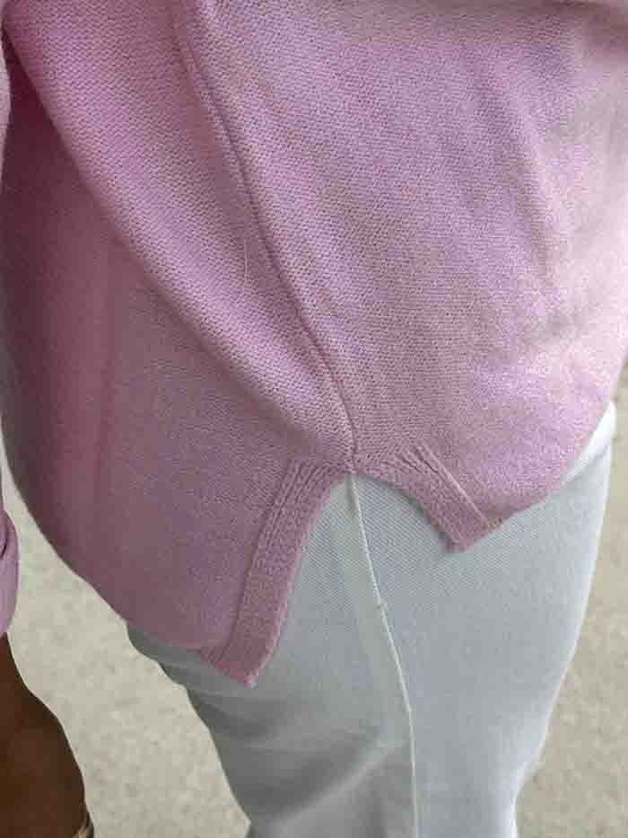 Shimmer Star Sequin Knit - Blush