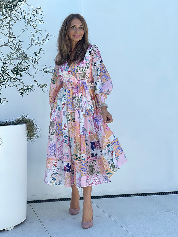 Sharli Floral Wrap Maxi