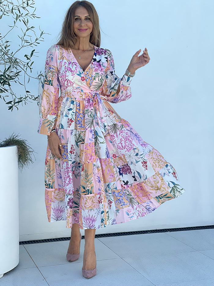 Sharli Floral Wrap Maxi