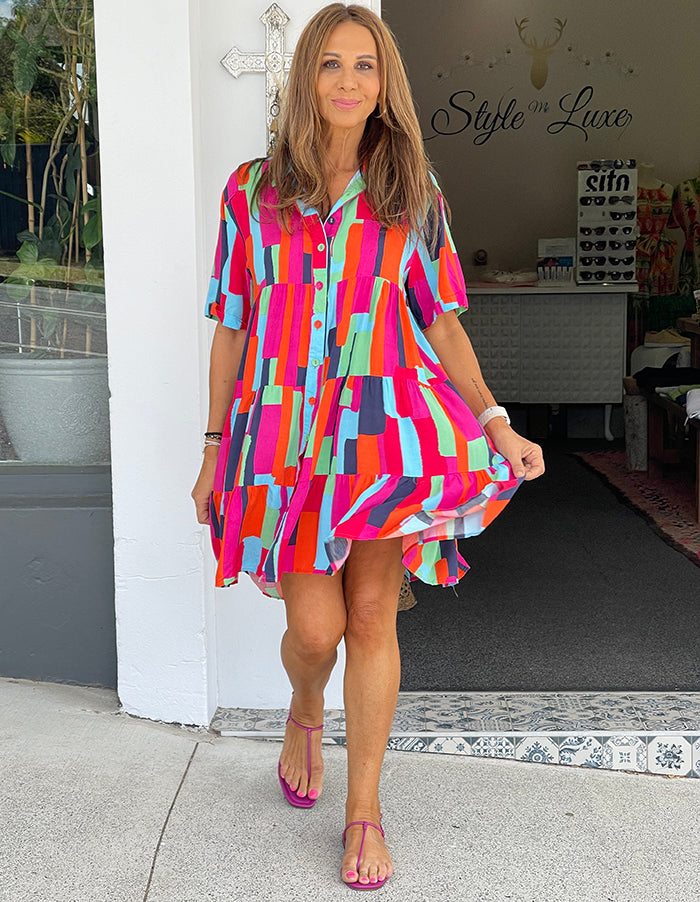 Lorretta Dress - Multi