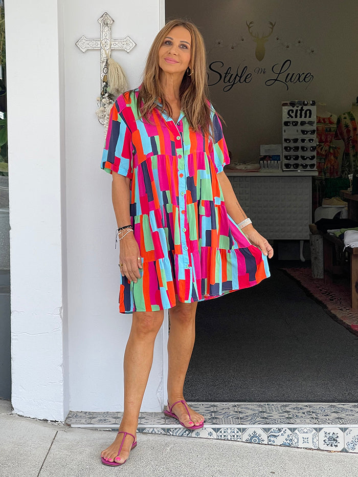 Lorretta Dress - Multi