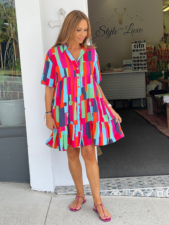 Lorretta Dress - Multi