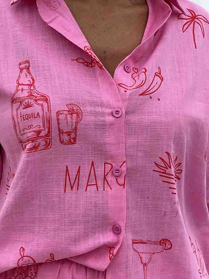 Margs Short Set - Pink