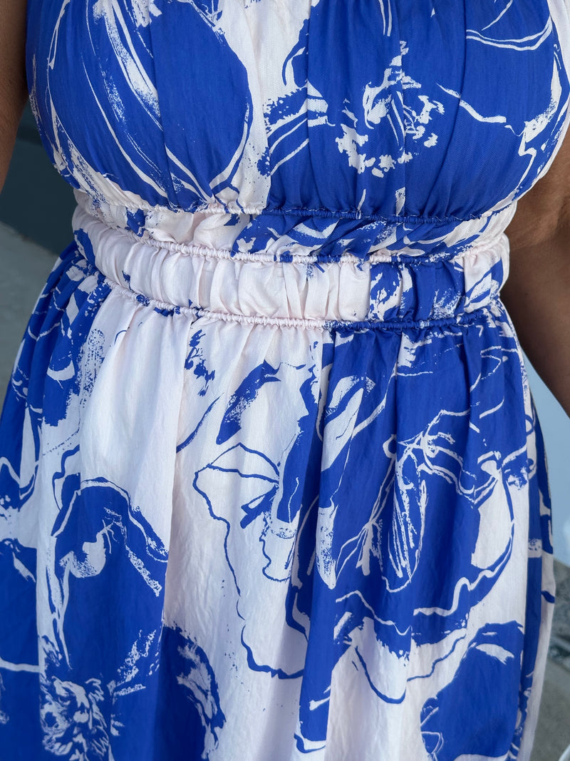 Amali Blue Maxi Dress