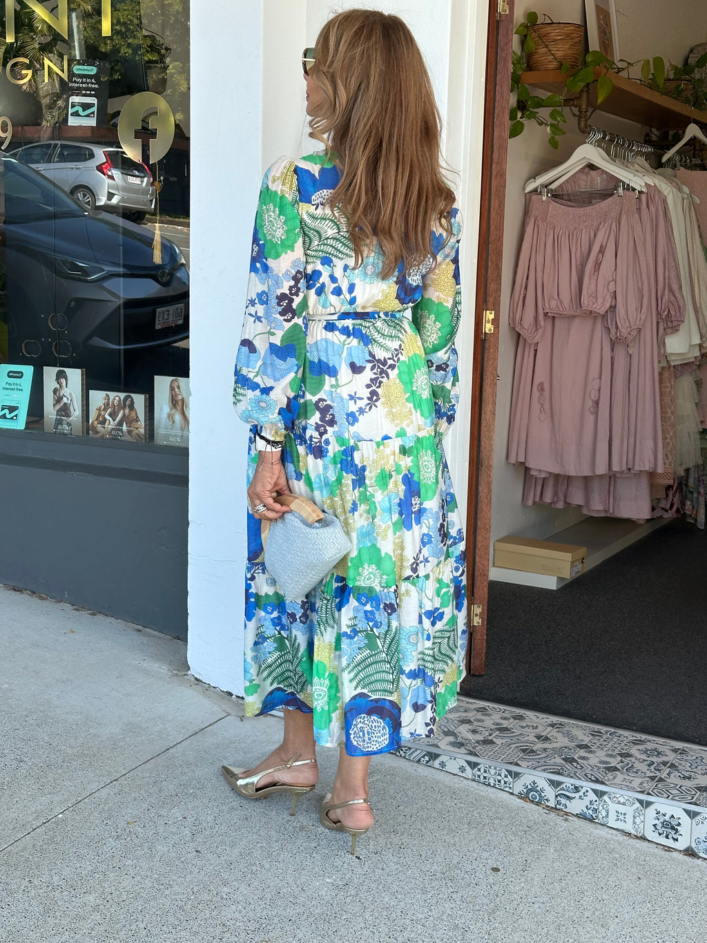 Chels Blue Floral Dress