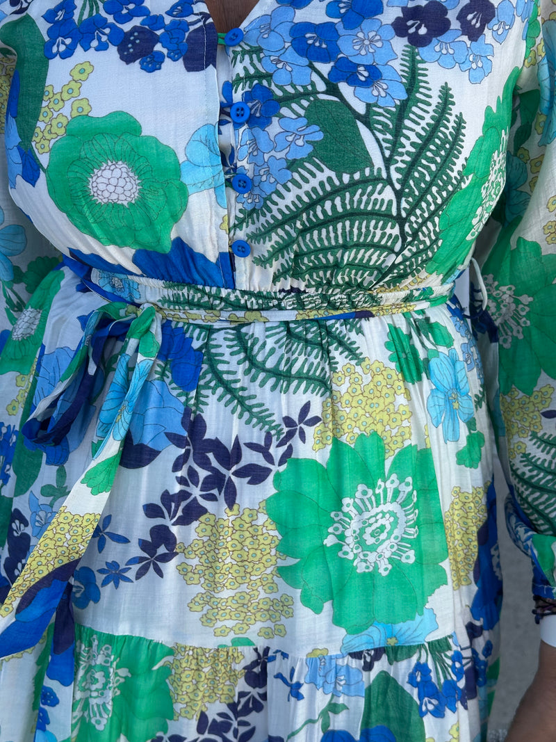 Chels Blue Floral Dress