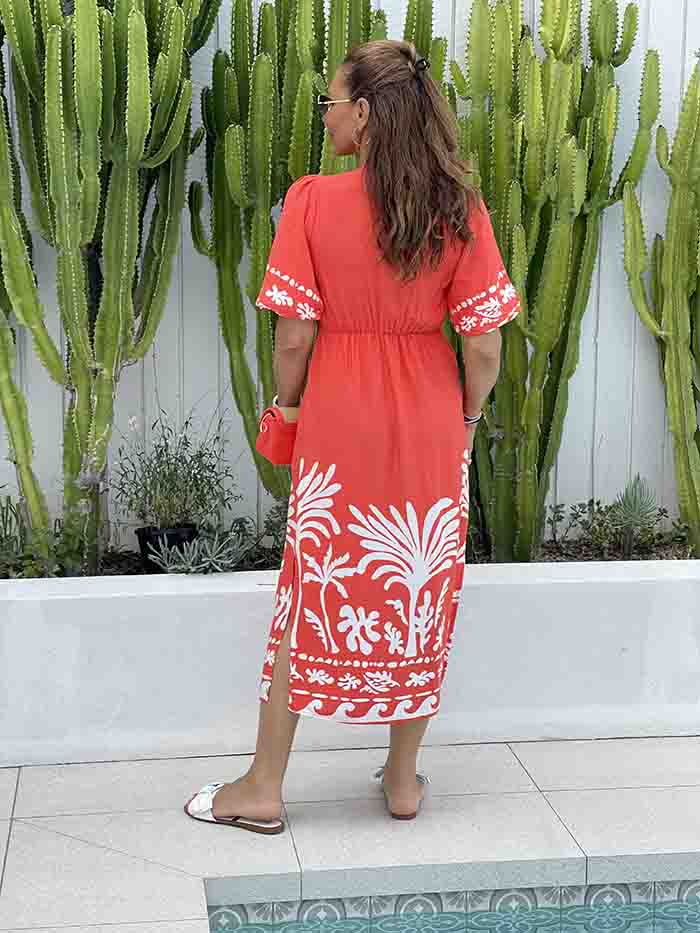 Imogen Dress - Orange