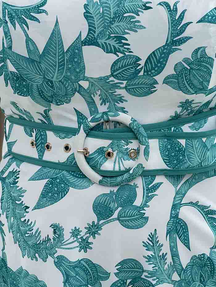 Batik Mint Print Dress