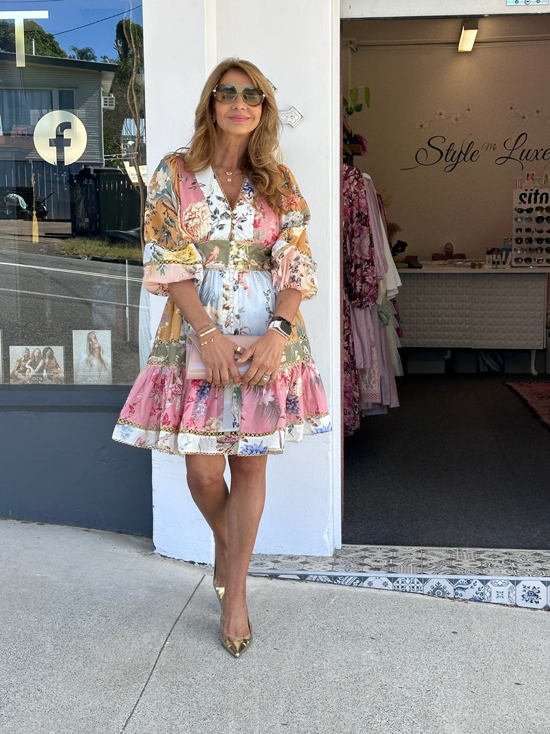 Ciara Flora Short Dress