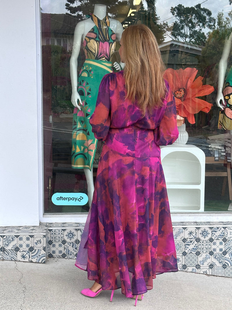 Calesia Maxi Dress - Purple
