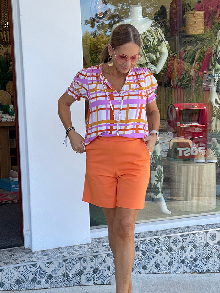 Elsie Shorts - Tangerine