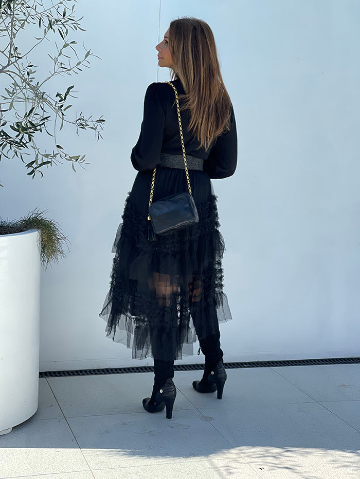 Bonsoir Tulle Skirt - Black