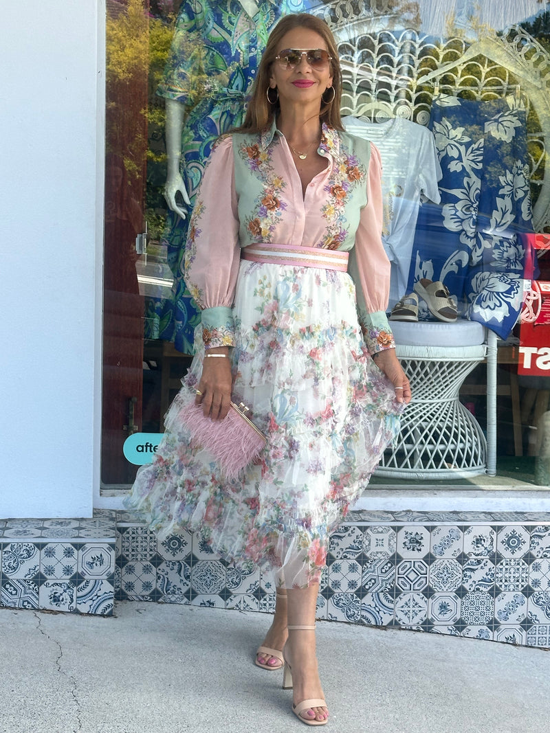 Spring Bloom Tulle Skirt