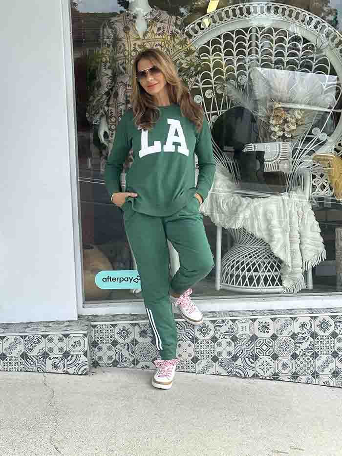 Lucy French Terry Sweat - Green