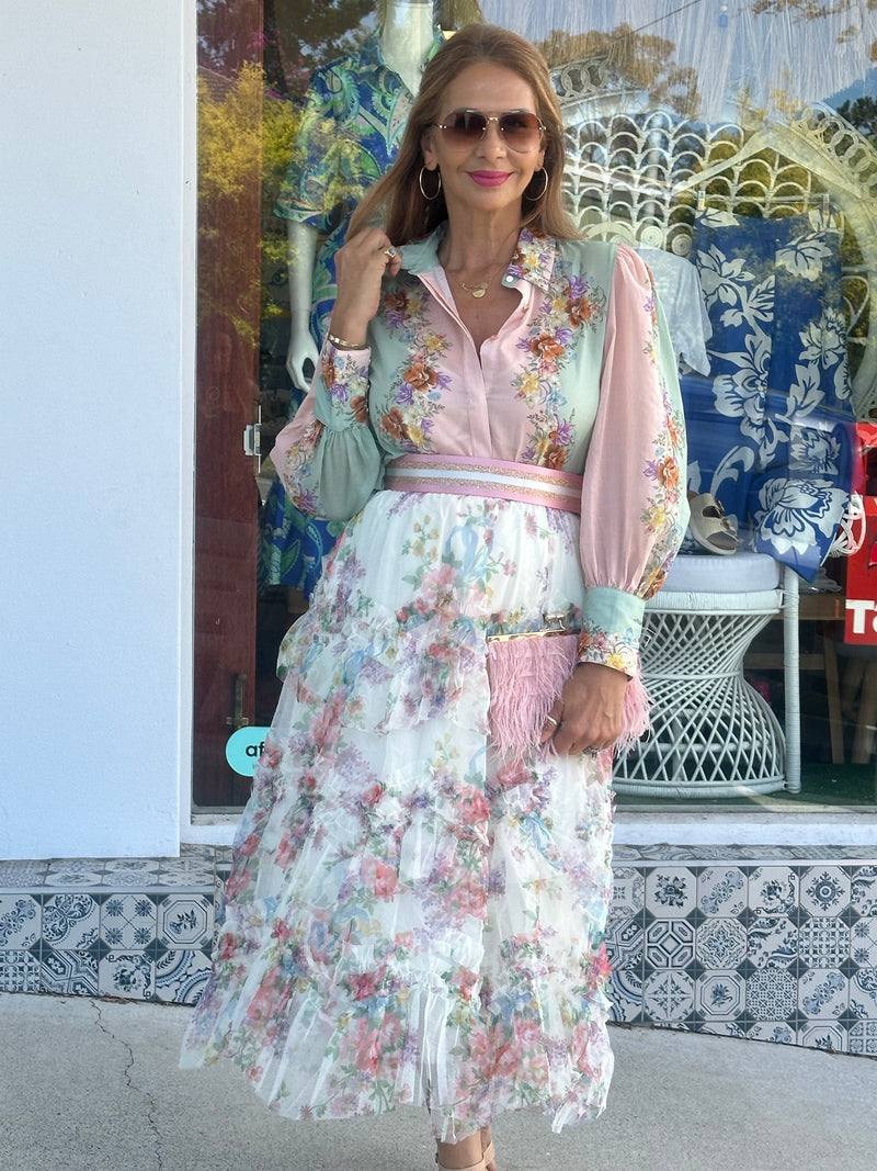 Spring Bloom Tulle Skirt