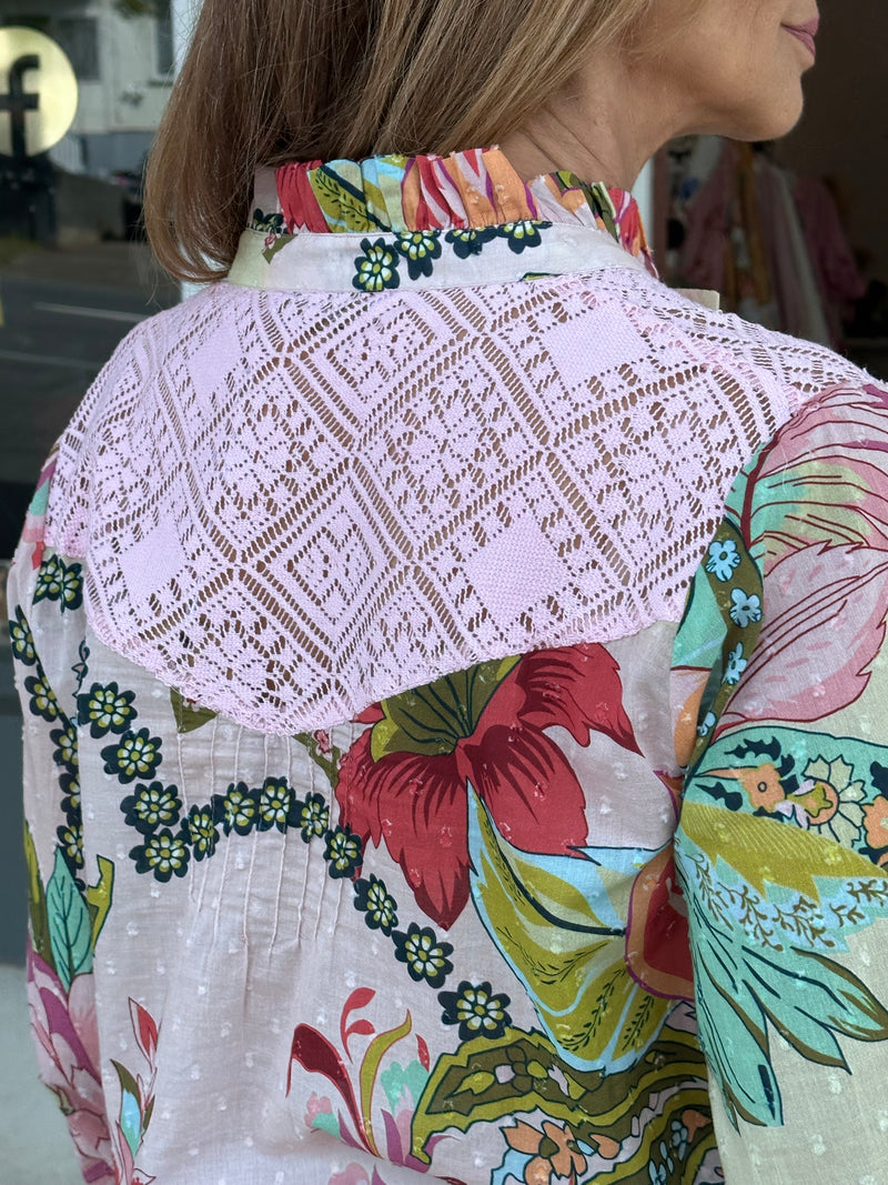 Spring Blossom Lace Blouse