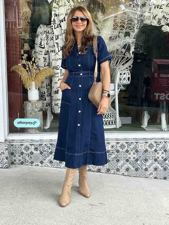 Darby Denim Dress