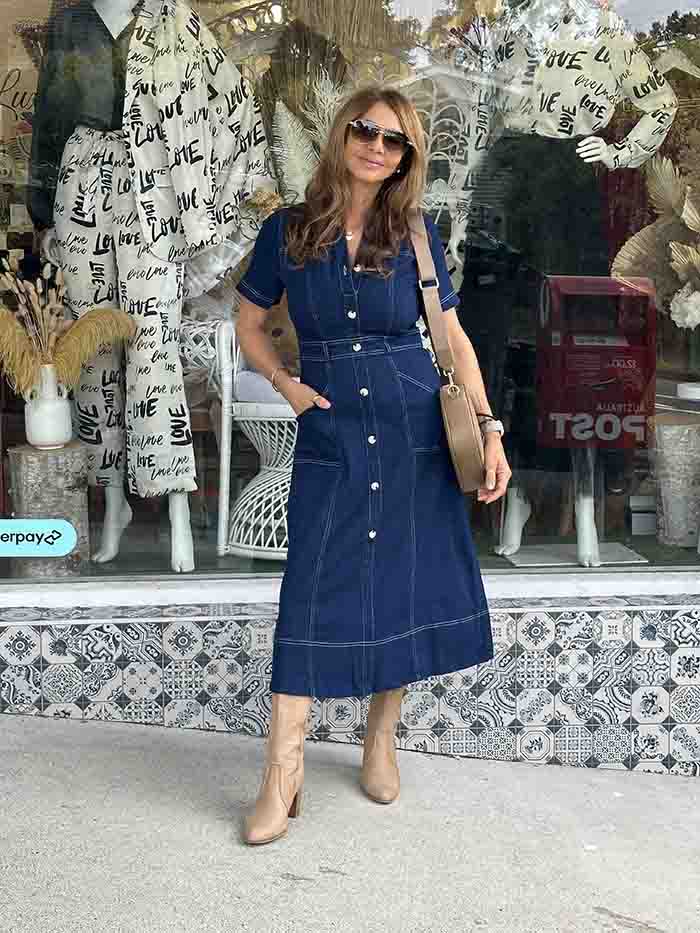 Darby Denim Dress