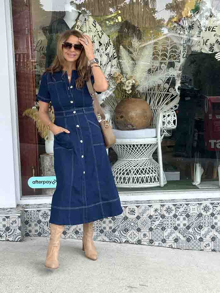 Darby Denim Dress
