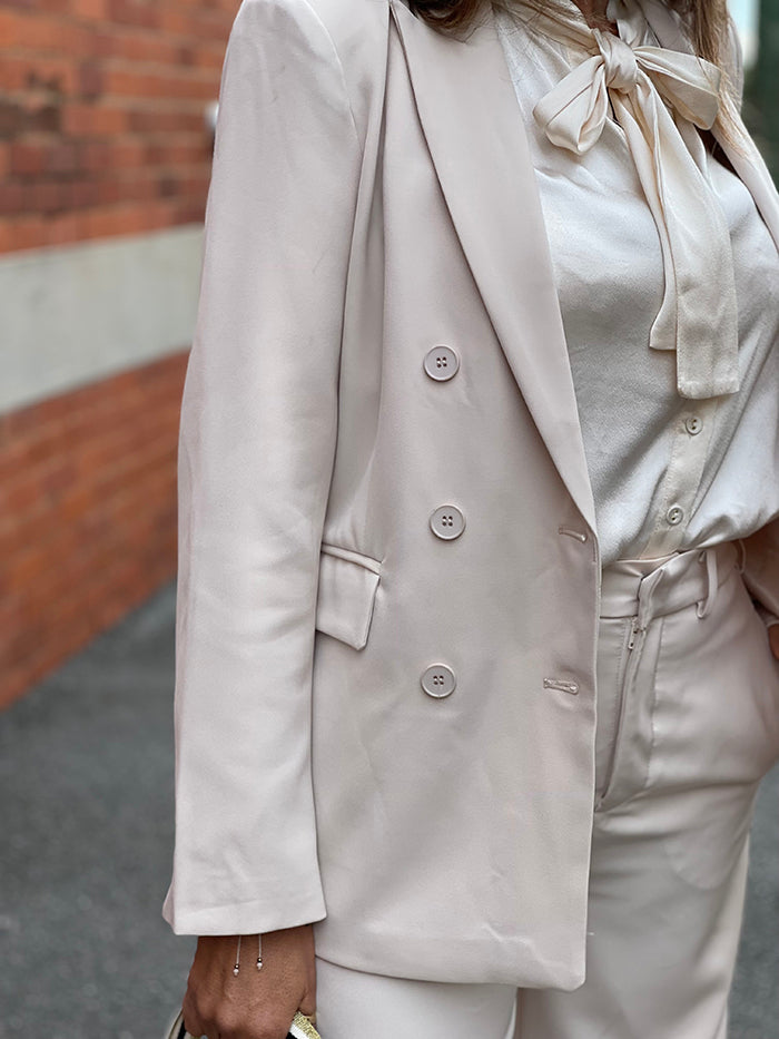 Cream Tailored Jacket