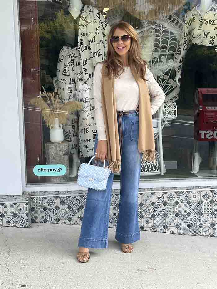 Millie Boucle Bag - Pale Blue