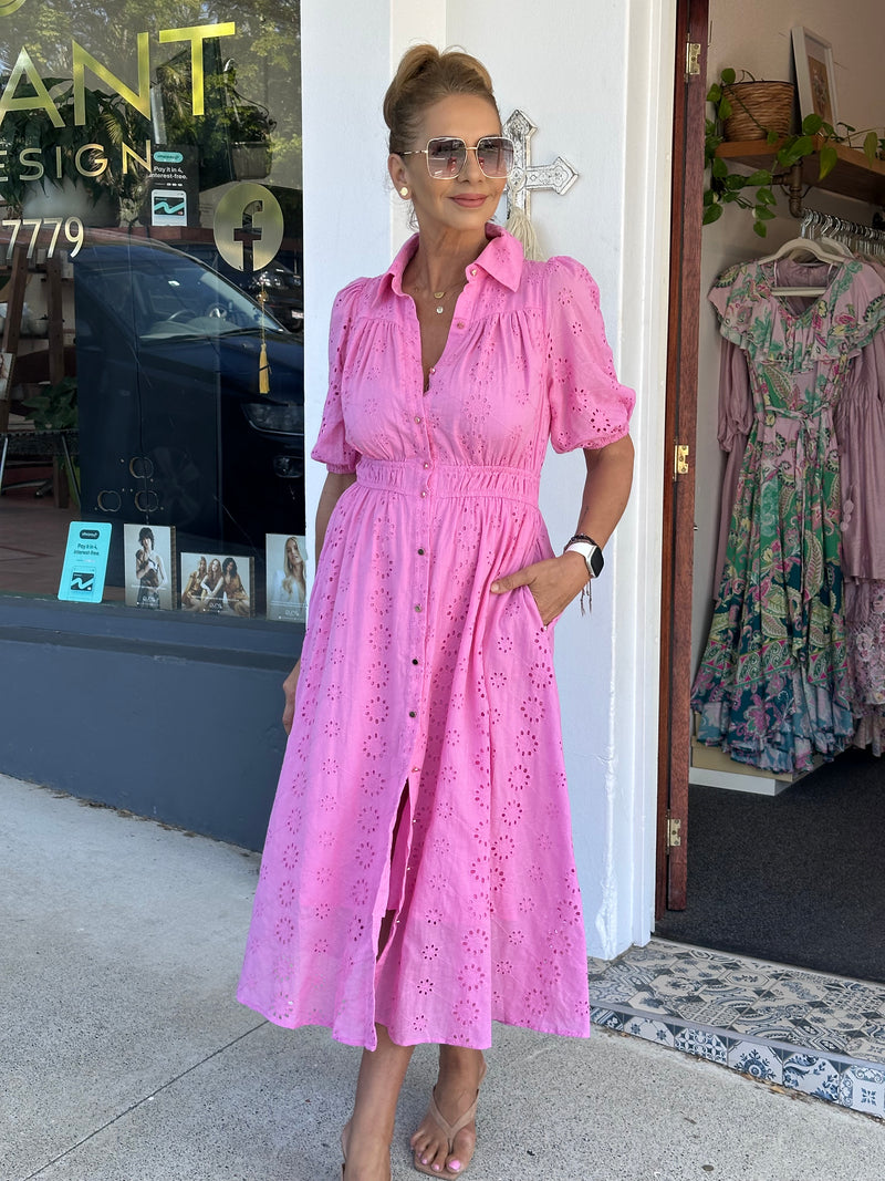 Nydia Anglasie Dress - Pink