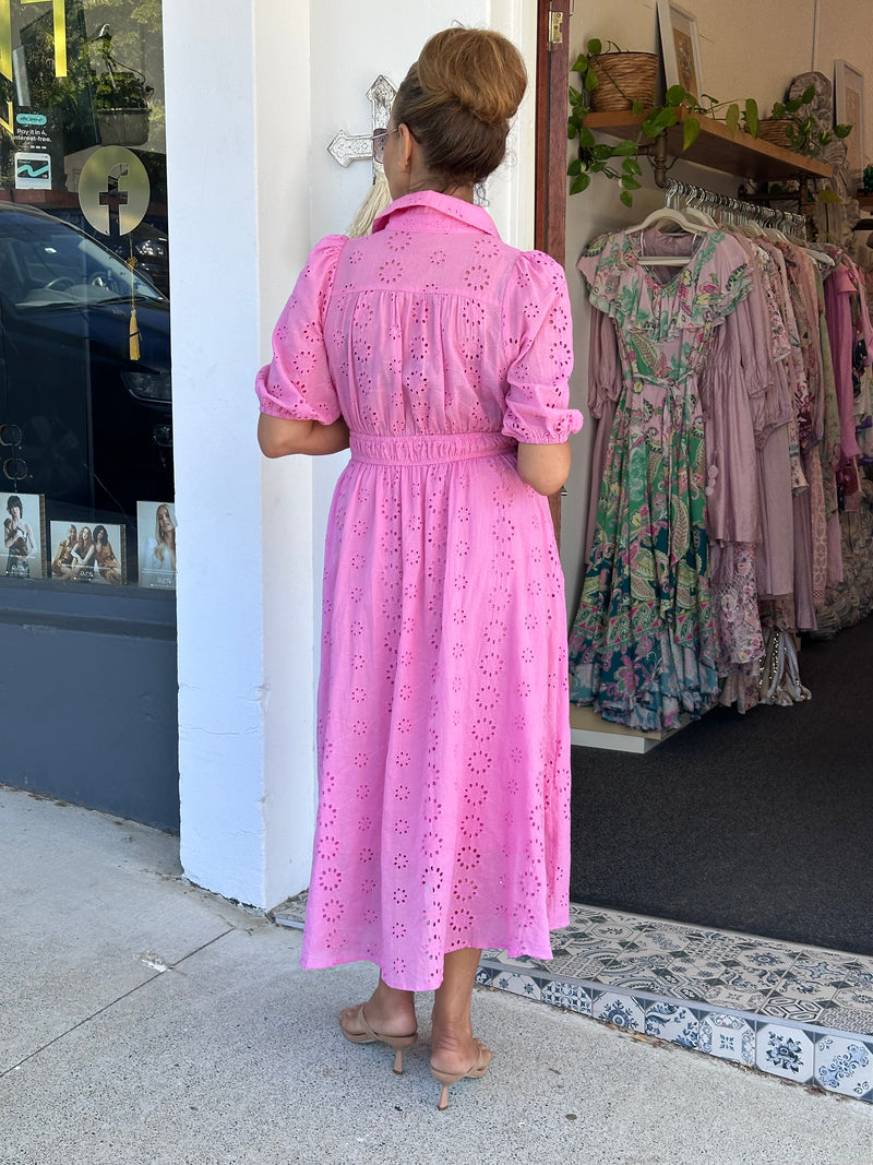 Nydia Anglasie Dress - Pink