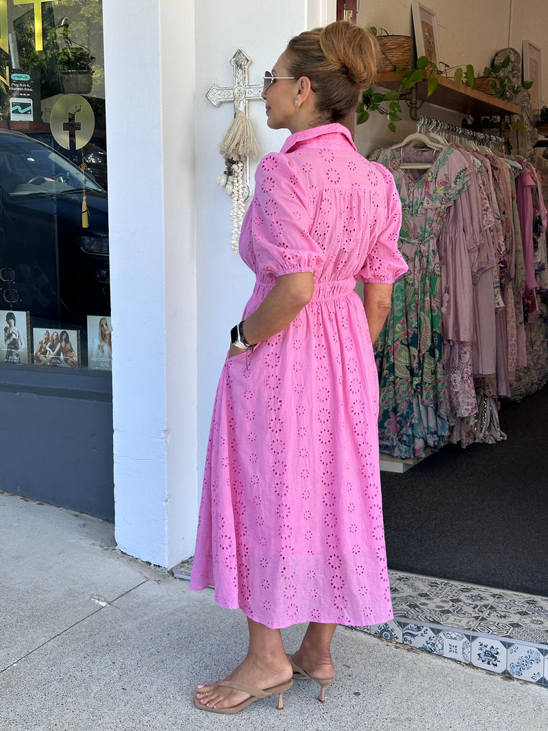 Nydia Anglasie Dress - Pink