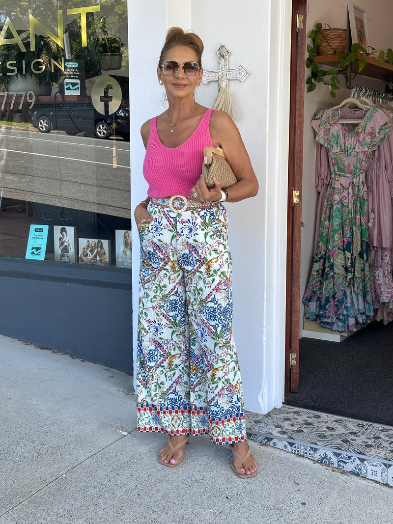 Otilia Pants - Summer Mosaic