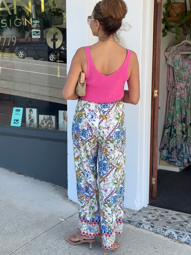 Otilia Pants - Summer Mosaic
