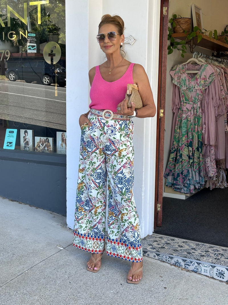 Otilia Pants - Summer Mosaic