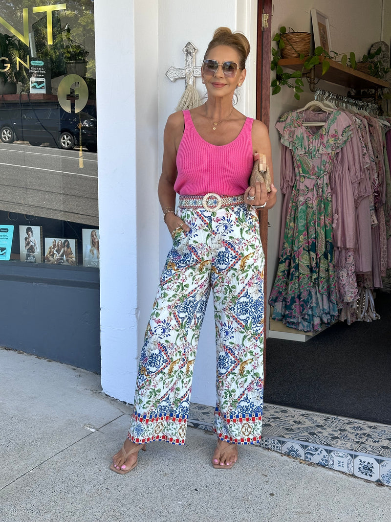 Otilia Pants - Summer Mosaic