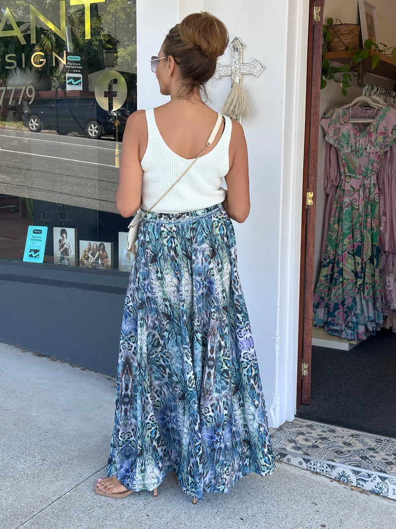 Python Maxi Skirt
