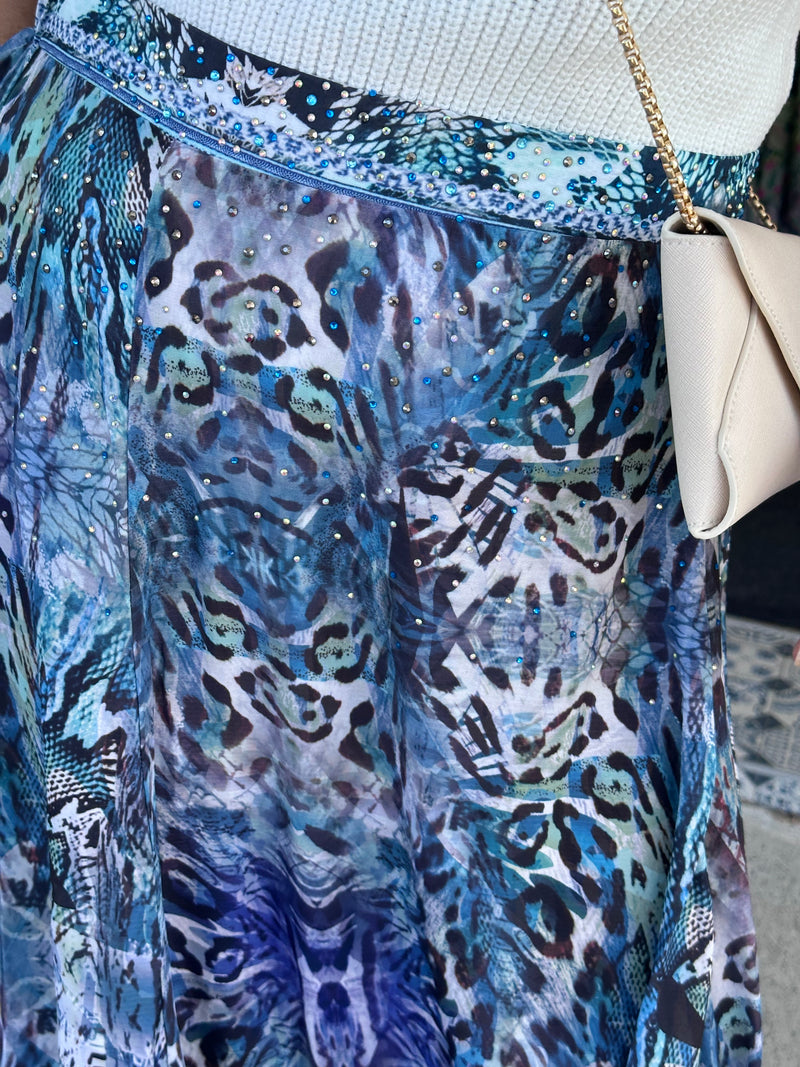 Python Maxi Skirt
