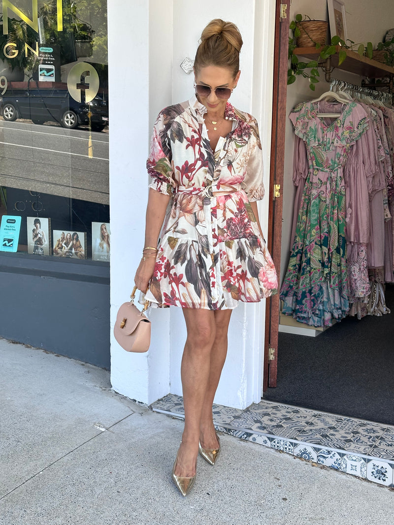Milahi Short Dress - Floral