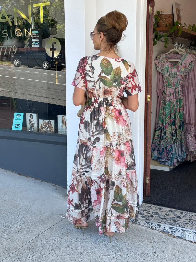 Milahi Midi Dress - Floral