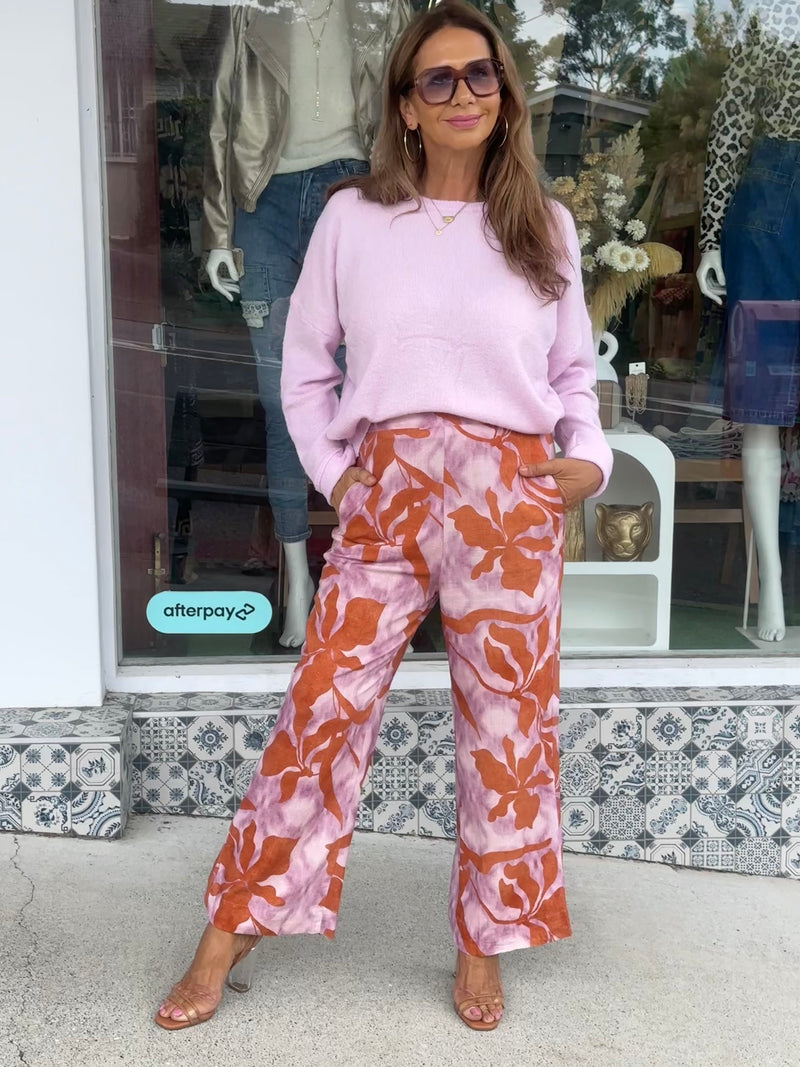 Soft Pink Knit