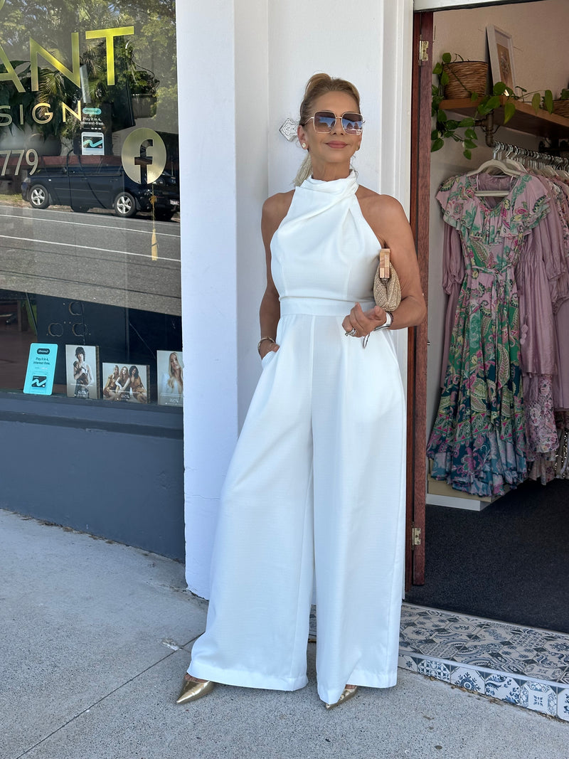 Marcella White Jumpsuit