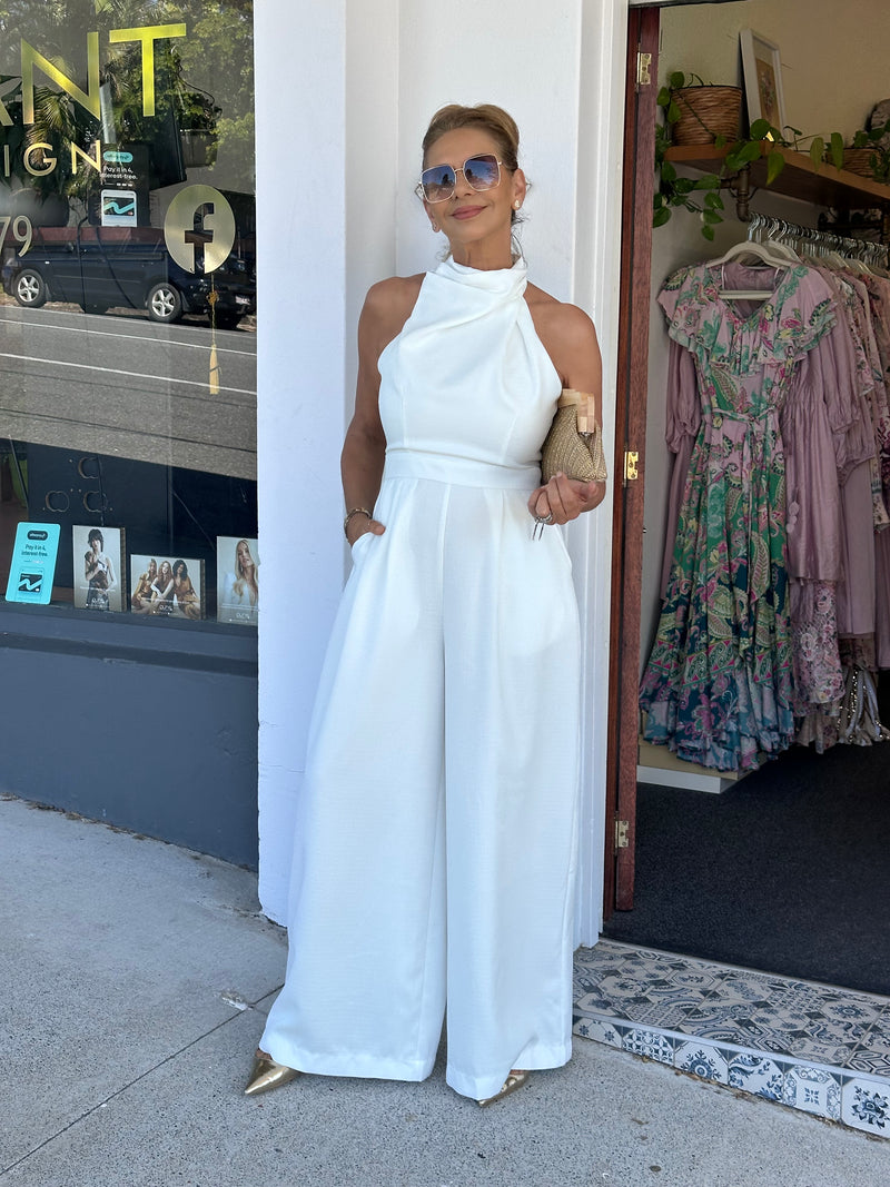 Marcella White Jumpsuit