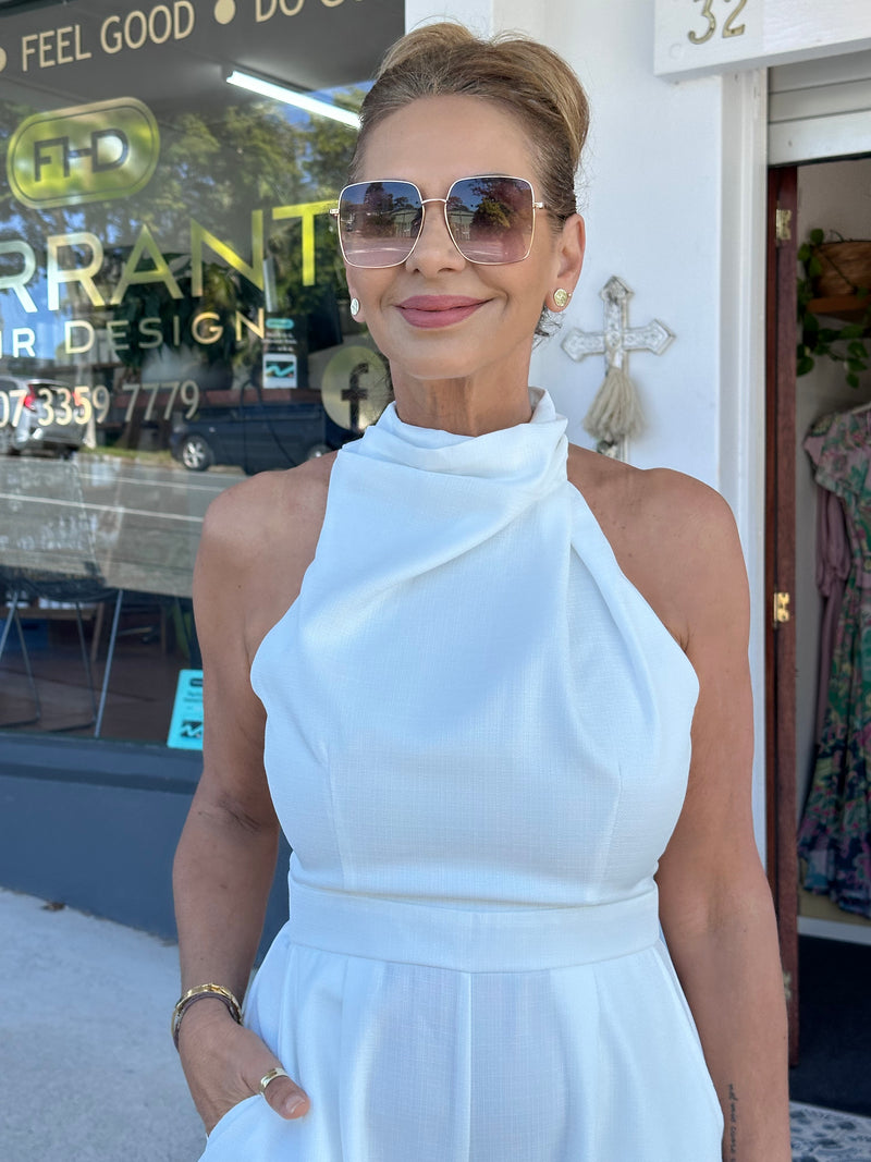Marcella White Jumpsuit