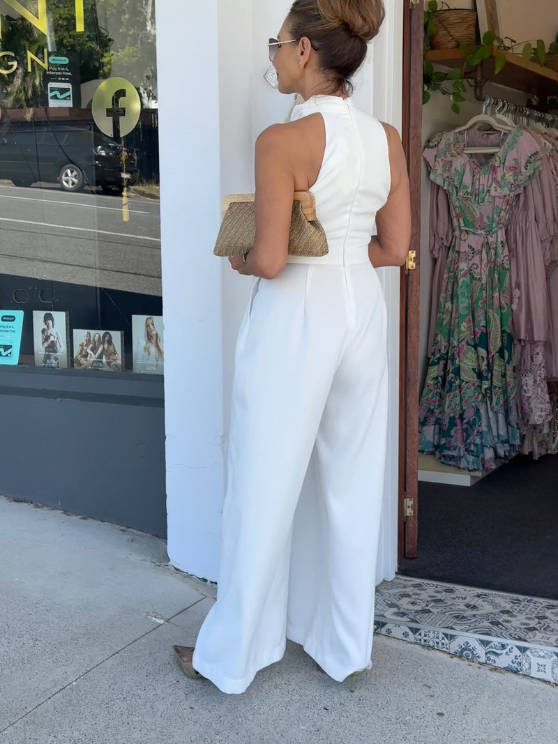 Marcella White Jumpsuit