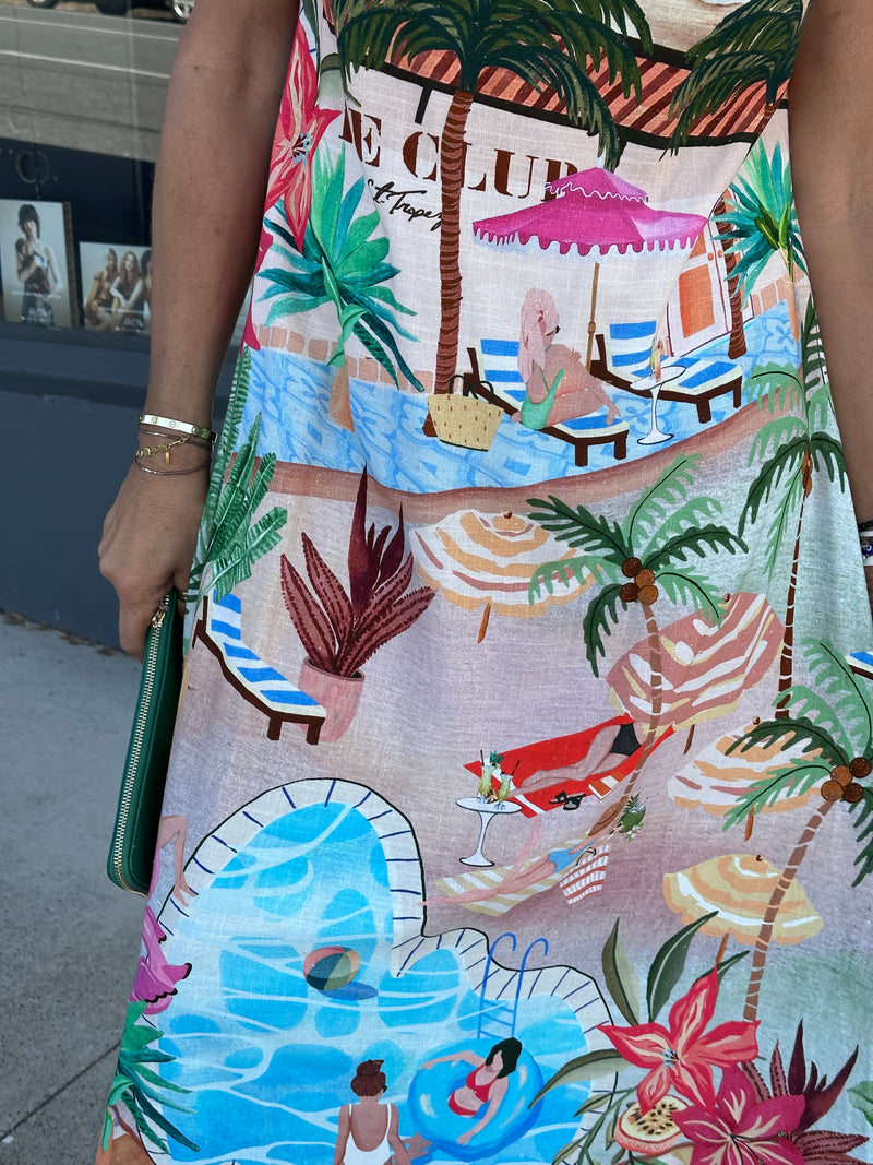 Poolside Midi Dress