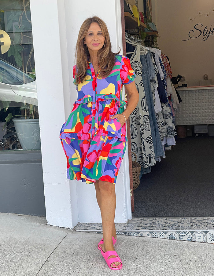 Savannah Multi Coloured Dress