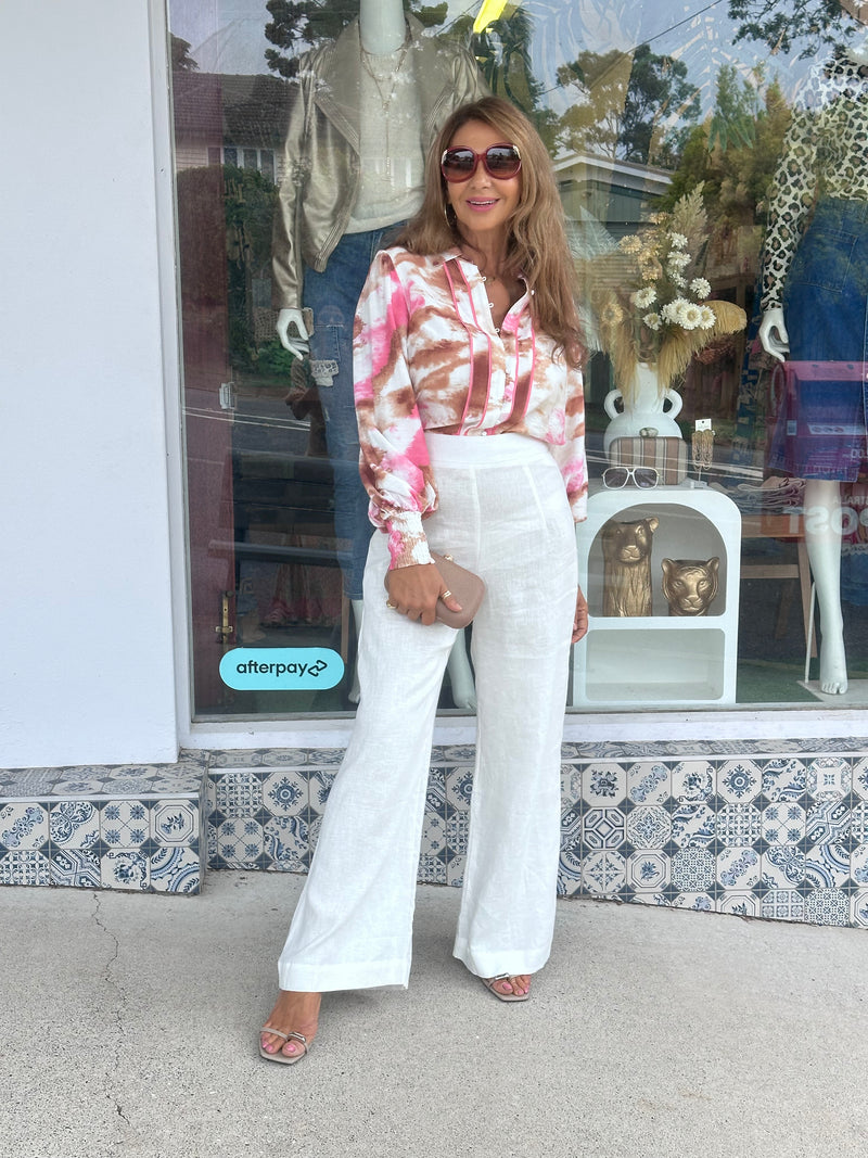 Lyiani Print Blouse