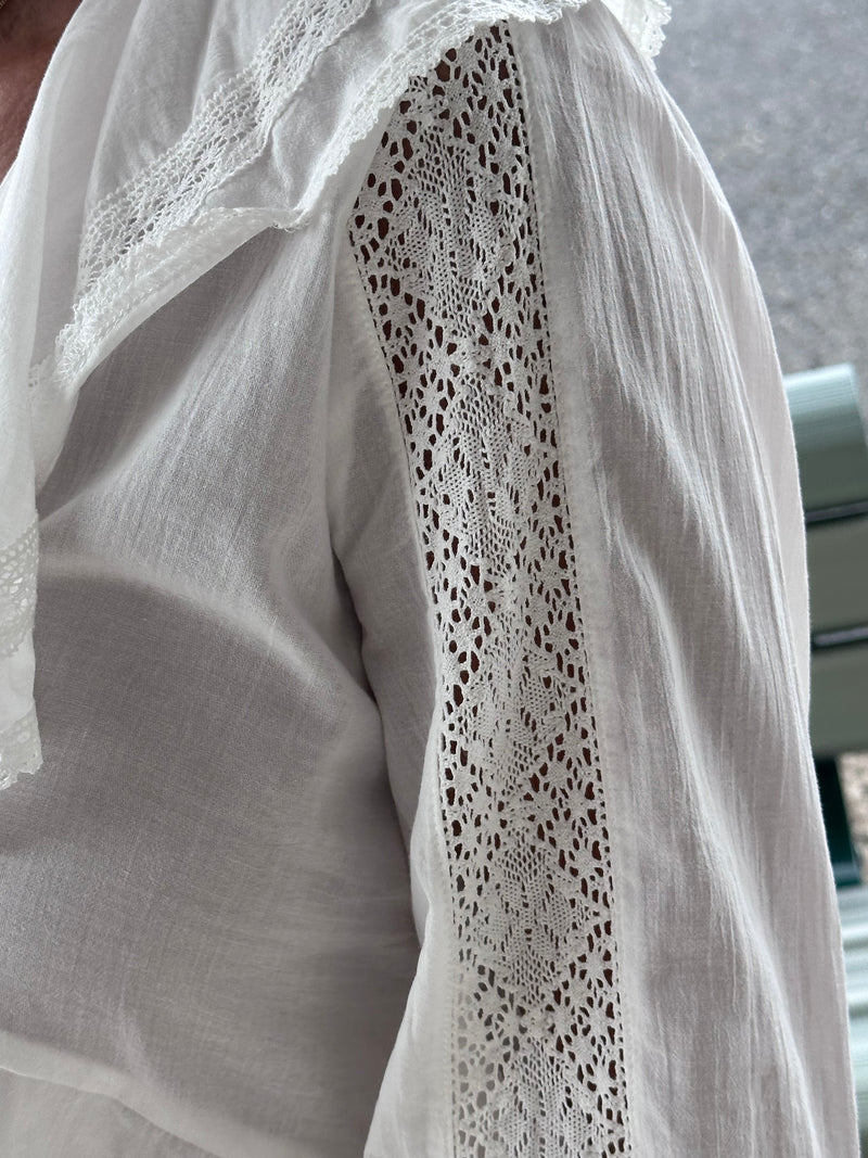 White Boho Blouse