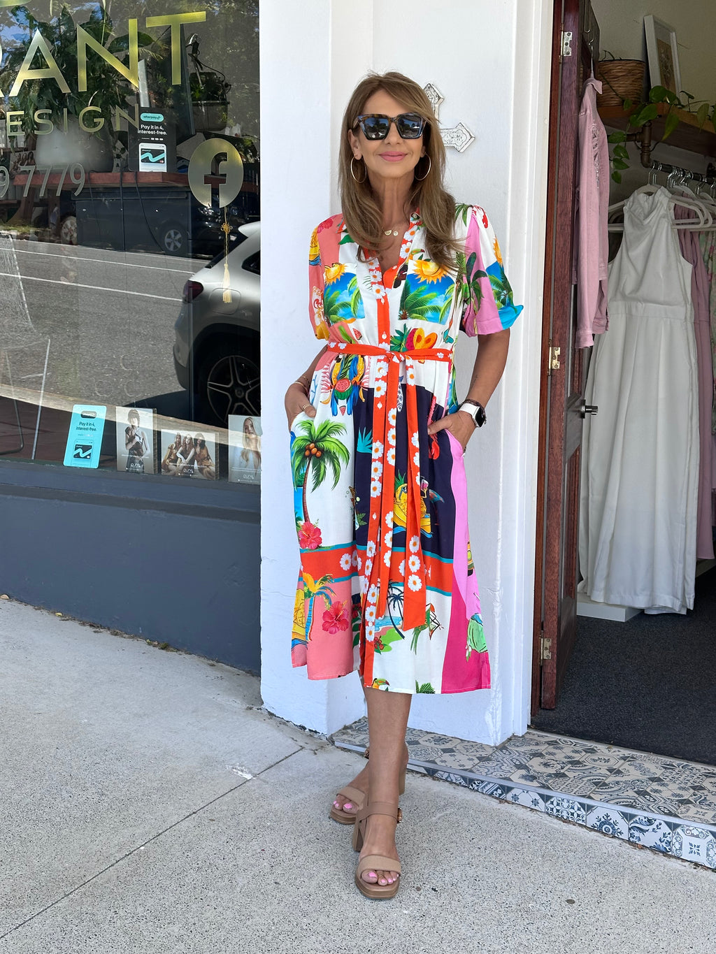 Andros Island Midi Dress