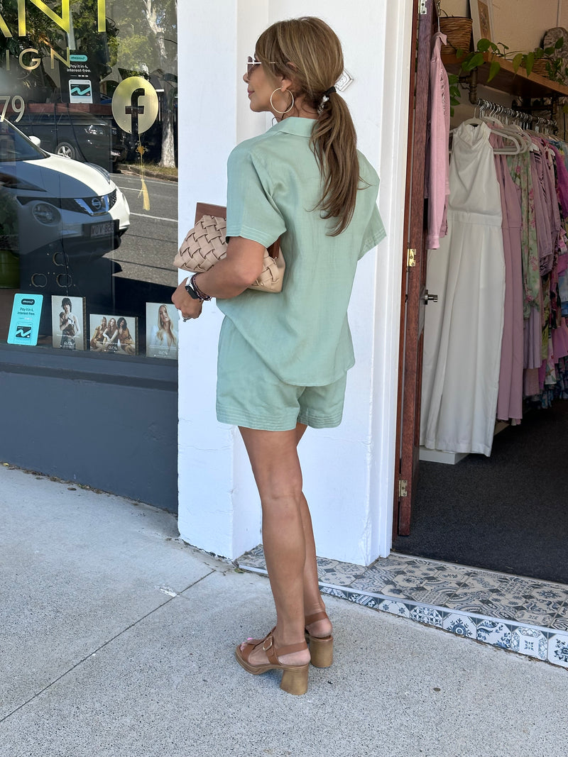 Billie Sage Blouse