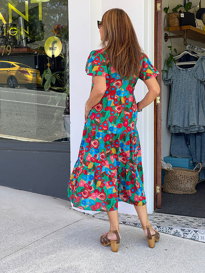 Liana Dress - Vibrant Floral